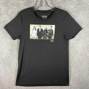 Schitt's Creek Shirt Mens Small Black TV Show Cast Graphic Tee 2020 Crewneck